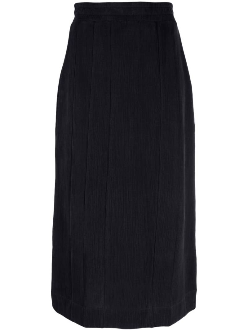 Sunnei ribbed straight skirt - Blue von Sunnei