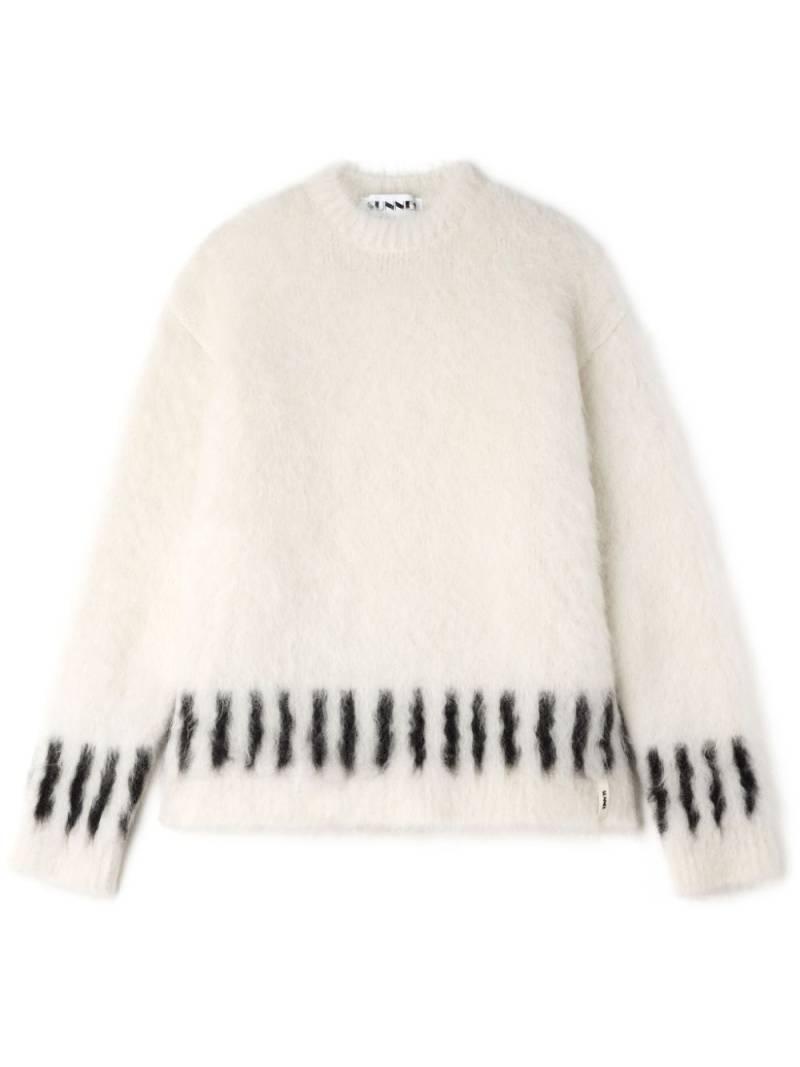 Sunnei round-neck sweater - White von Sunnei