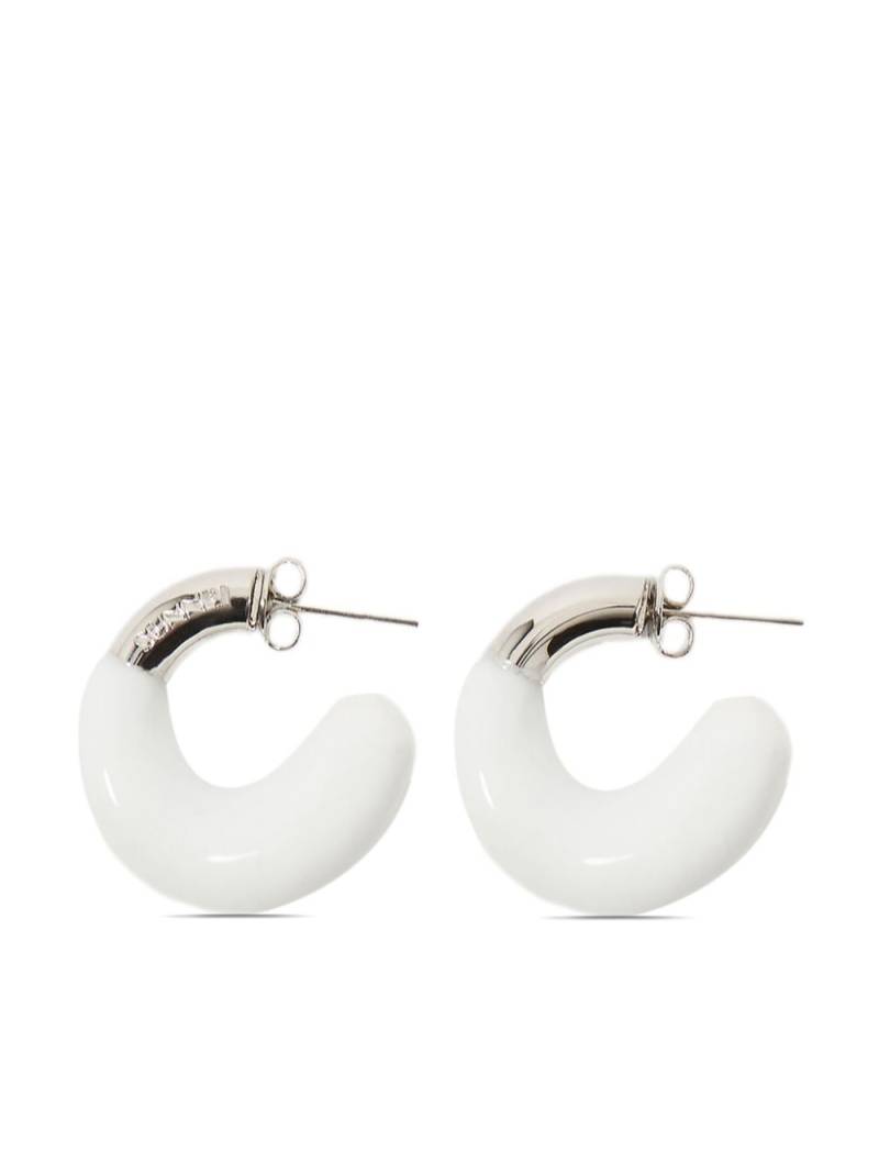 Sunnei rubberised-detail earrings - Silver von Sunnei