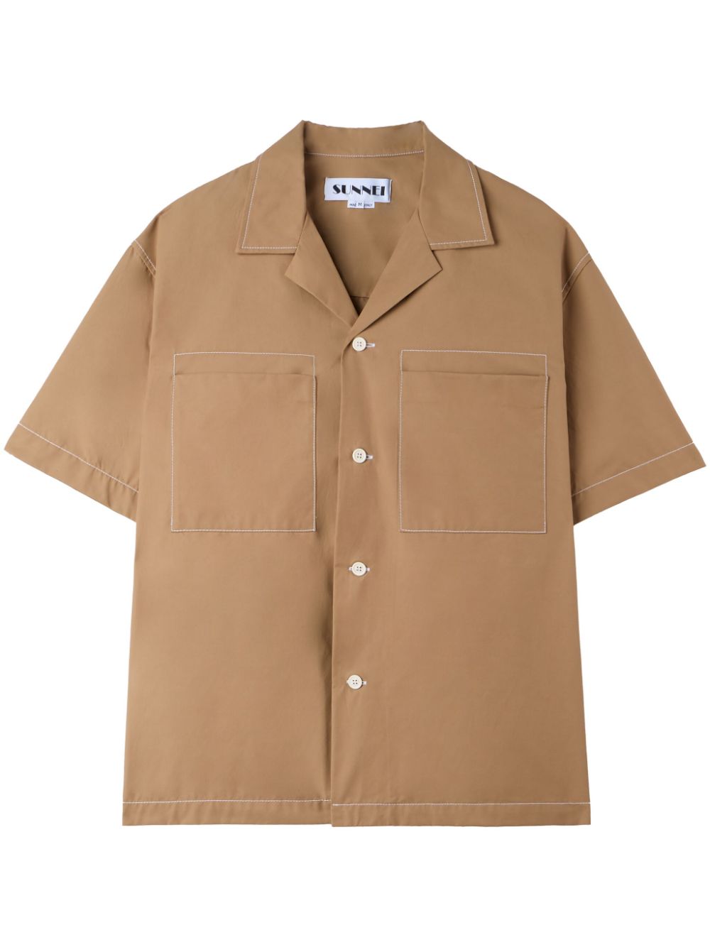 Sunnei short-sleeve shirt - Neutrals von Sunnei