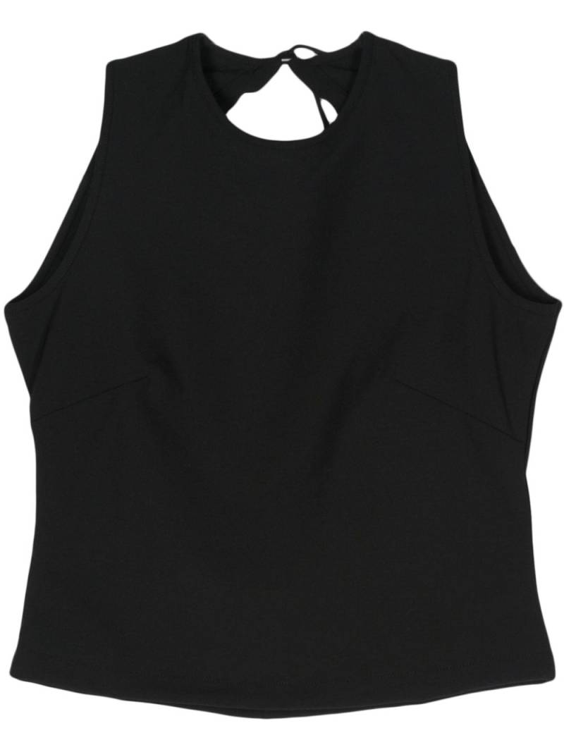 Sunnei sleeveless open-back top - Black von Sunnei