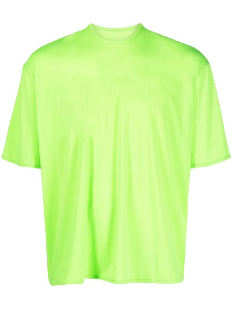 Sunnei slogan-print jersey T-shirt - Green von Sunnei