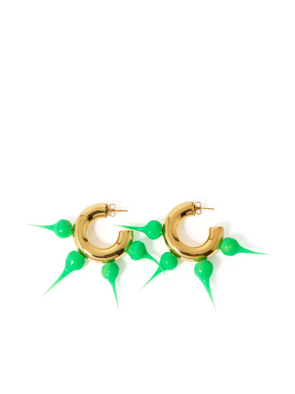 Sunnei small Spike hook earrings - Gold von Sunnei