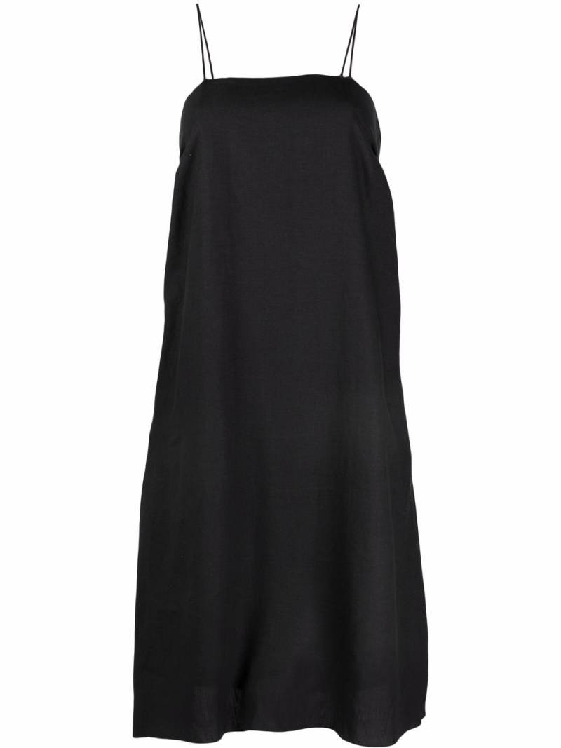 Sunnei square-neck spaghetti-straps dress - Black von Sunnei