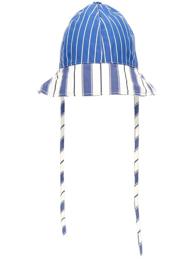 Sunnei striped bucket hat - Blue von Sunnei