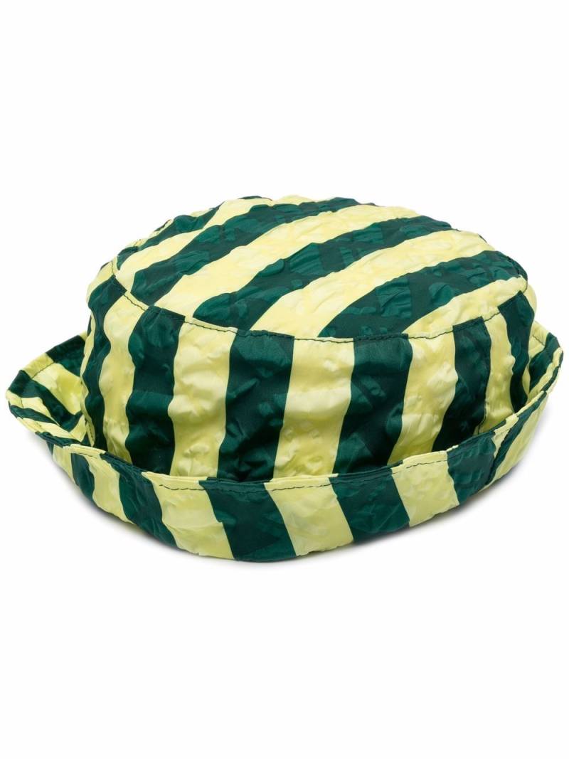 Sunnei striped bucket hat - Green von Sunnei