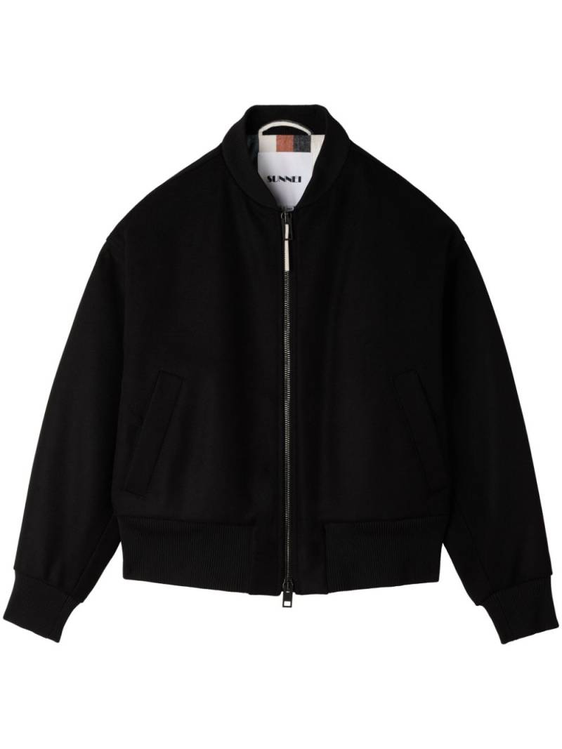 Sunnei varsity bomber jacket - Black von Sunnei