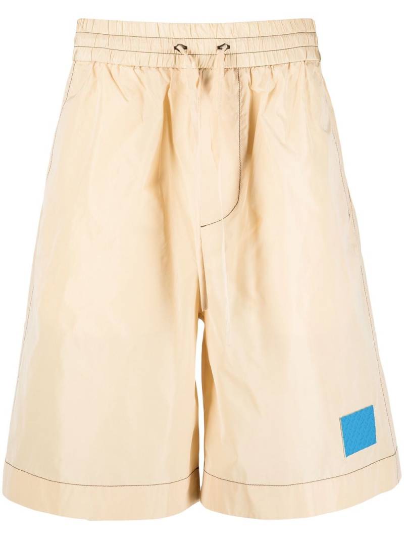 Sunnei wide-leg drawstring shorts - Neutrals von Sunnei