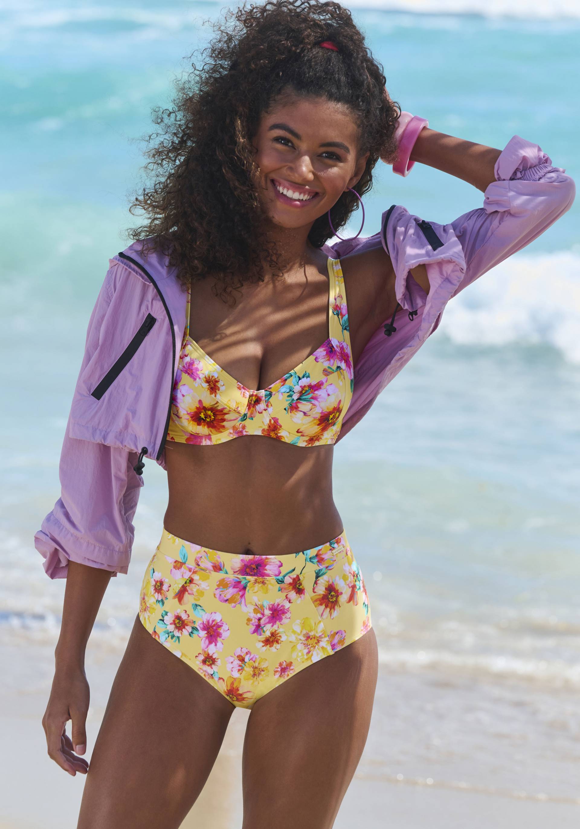 Sunseeker Bügel-Bandeau-Bikini-Top »Mila«, im floralen Design von Sunseeker
