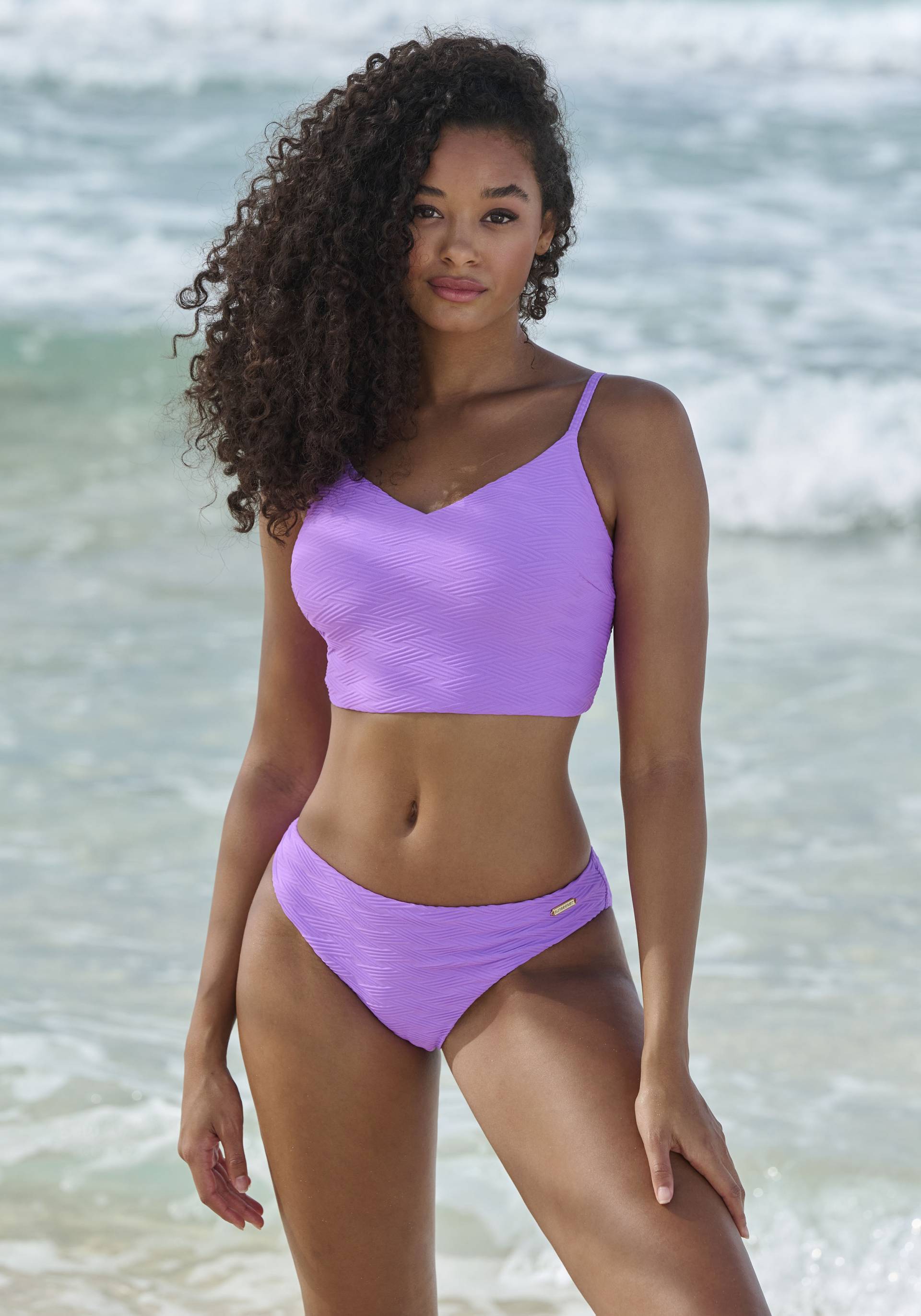 Sunseeker Crop-Bikini-Top »Loretta«, mit Strukturmuster von Sunseeker