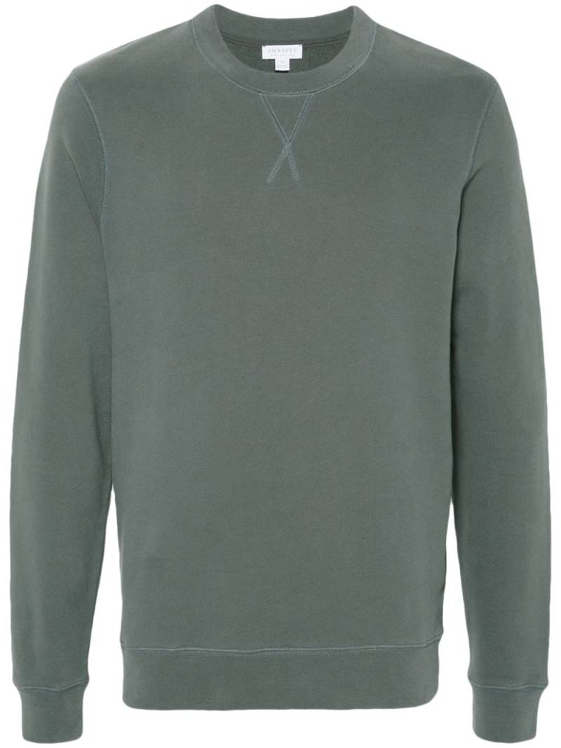 Sunspel Loopback sweatshirt - Green von Sunspel