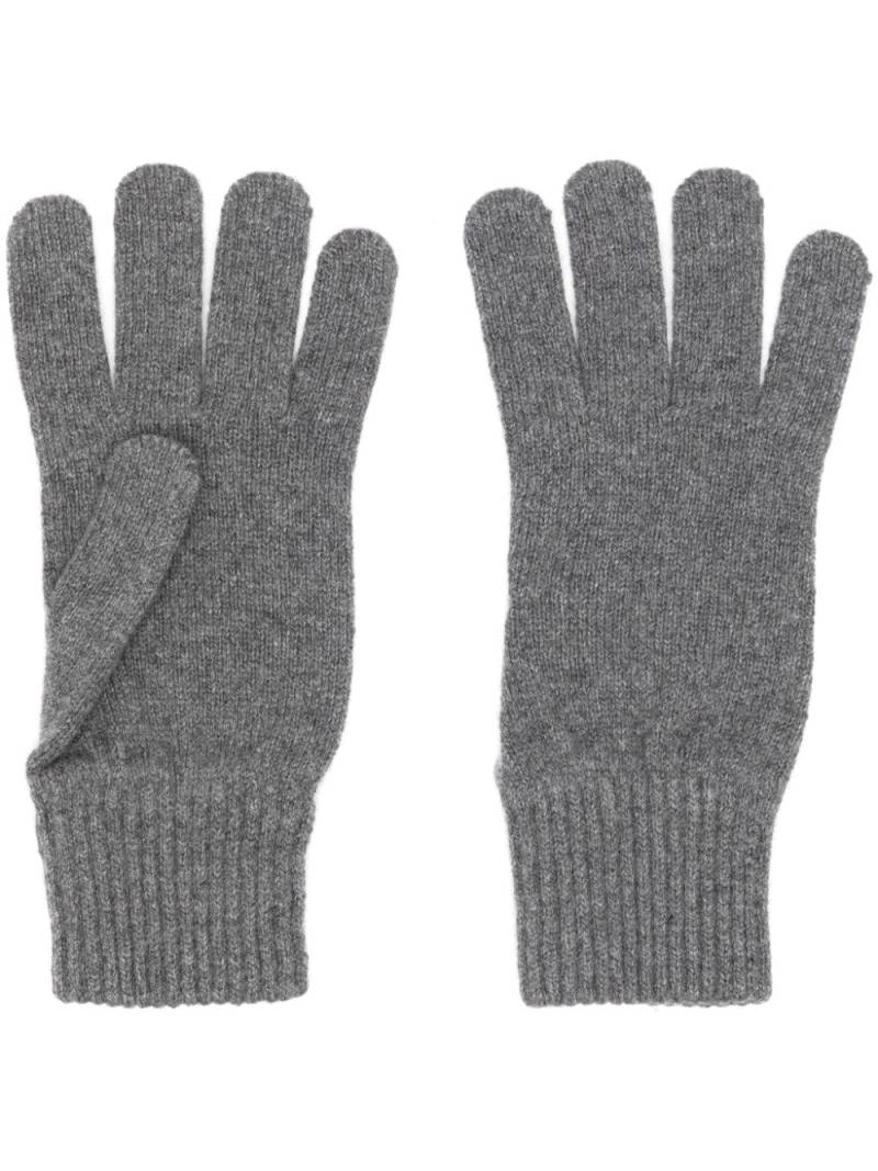 Sunspel Recycled Cashmere gloves - Grey von Sunspel