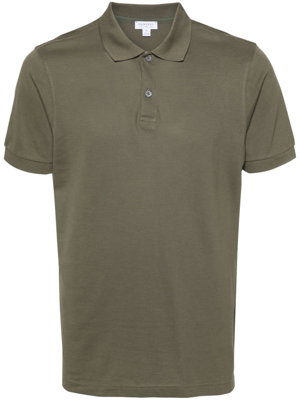 Sunspel cotton polo shirt - Green von Sunspel