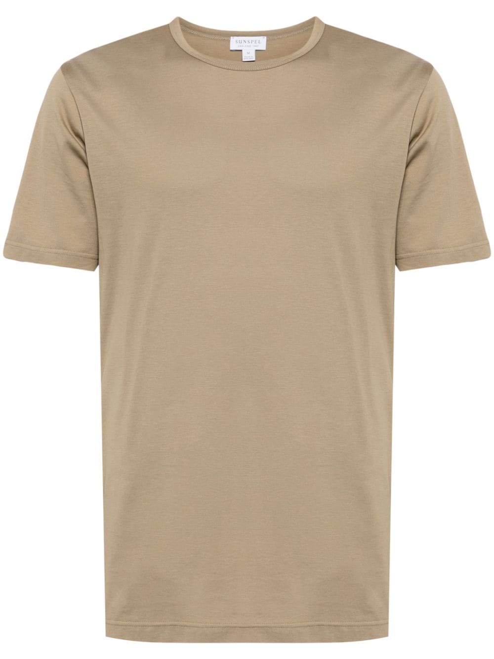 Sunspel crew-neck cotton T-shirt - Brown von Sunspel