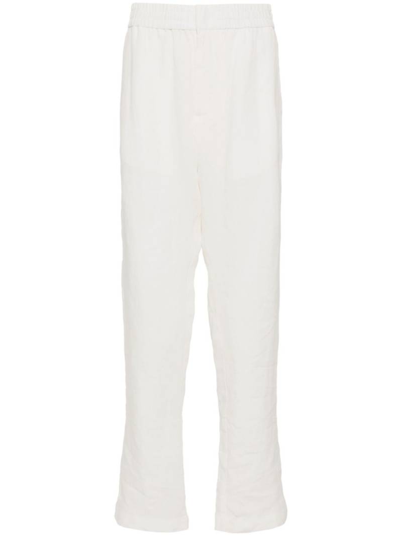 Sunspel linen drawstring trousers - White von Sunspel