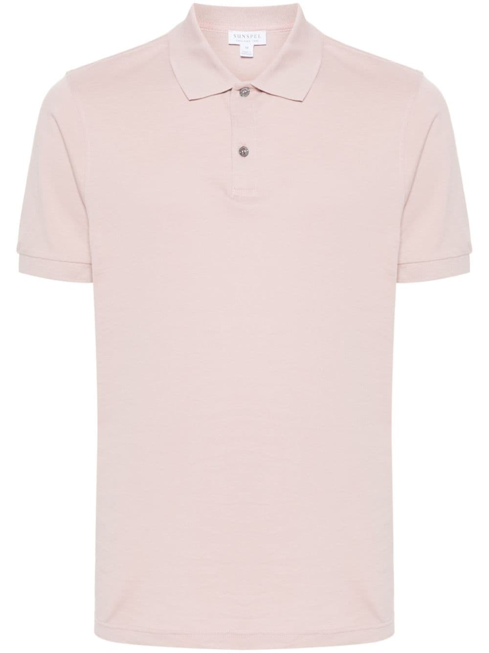 Sunspel short-sleeve cotton polo shirt - Pink von Sunspel