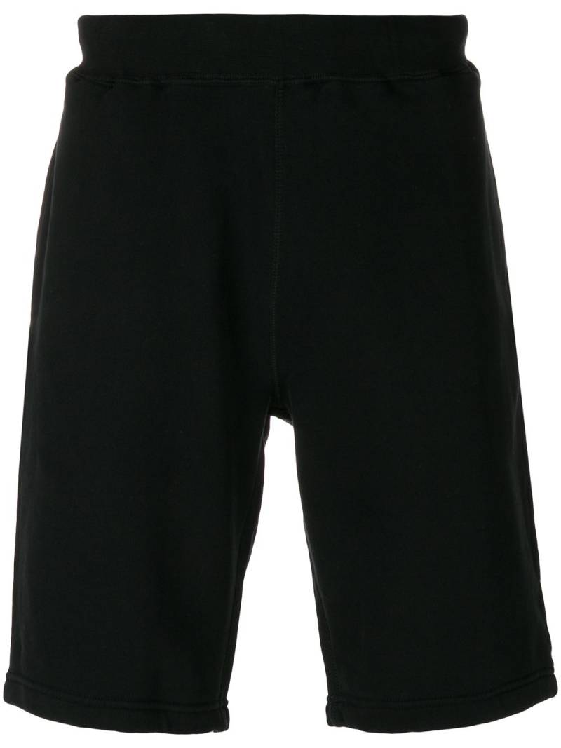 Sunspel straight leg track shorts - Black von Sunspel