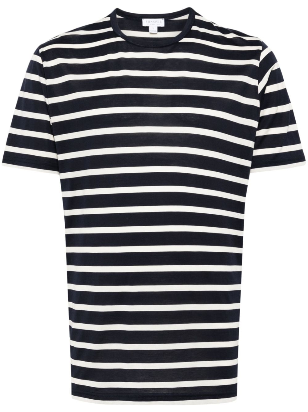 Sunspel striped cotton T-shirt - Blue von Sunspel