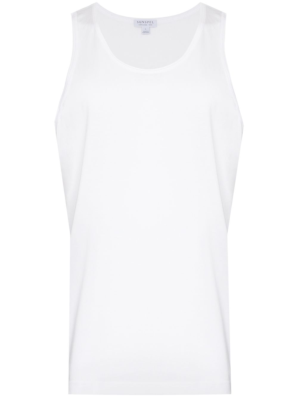 Sunspel superfine vest top - White von Sunspel