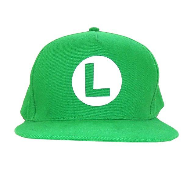 Abzeichen Snapback Mütze Damen Grün ONE SIZE von Super Mario