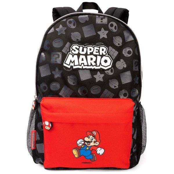 Super Mario - Rucksack, One Size, Schwarz von Super Mario