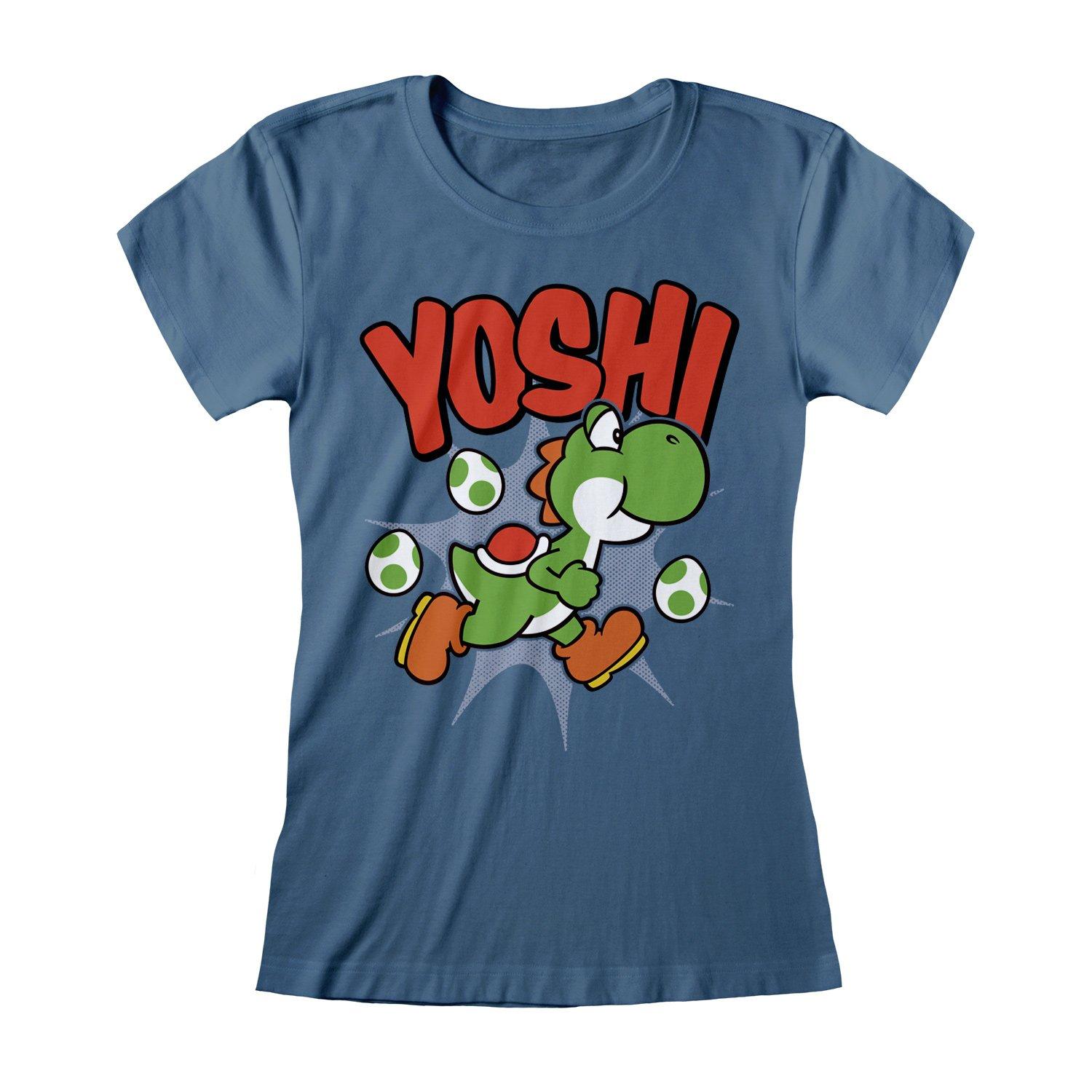 Tshirt Damen Blau XL von Super Mario