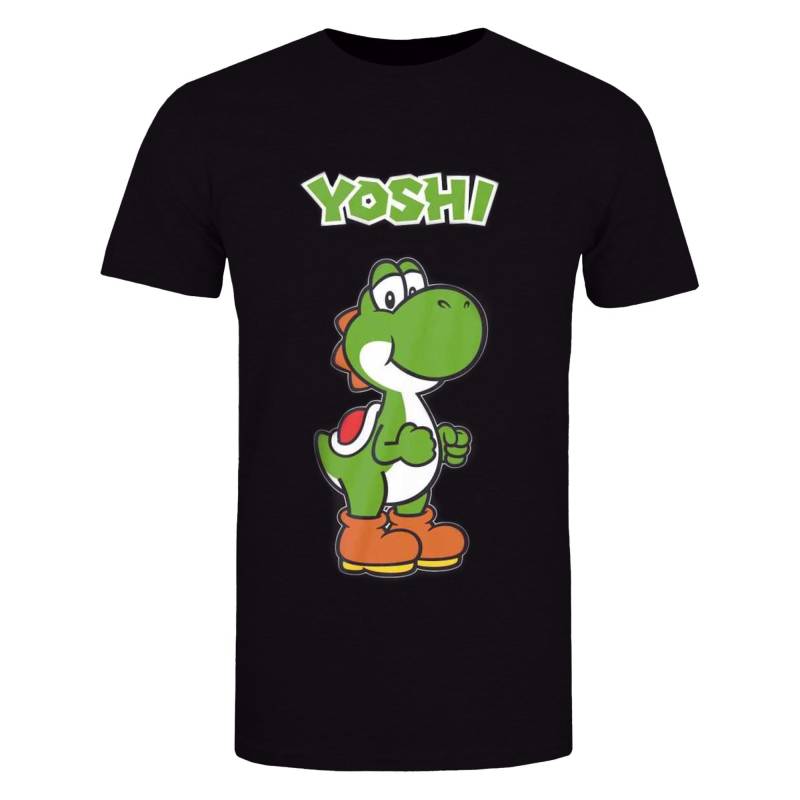 Tshirt Damen Schwarz S von Super Mario