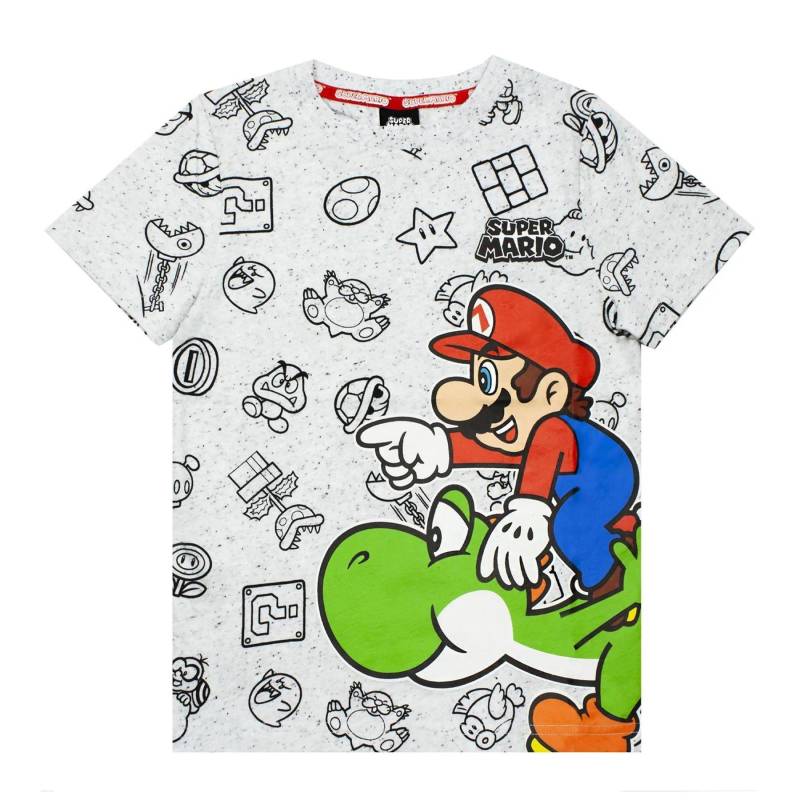 Super Mario - TShirt, 158/164, Grau von Super Mario