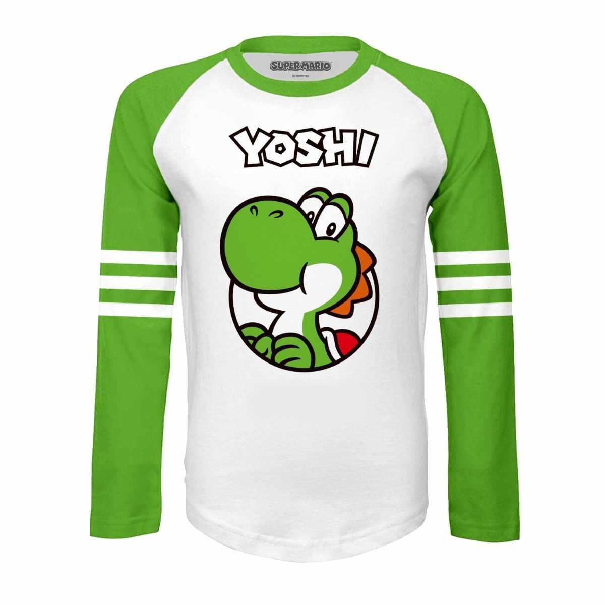 Super Mario - Yoshi Since 1990 TShirt Langärmlig, 104, Weiss von Super Mario