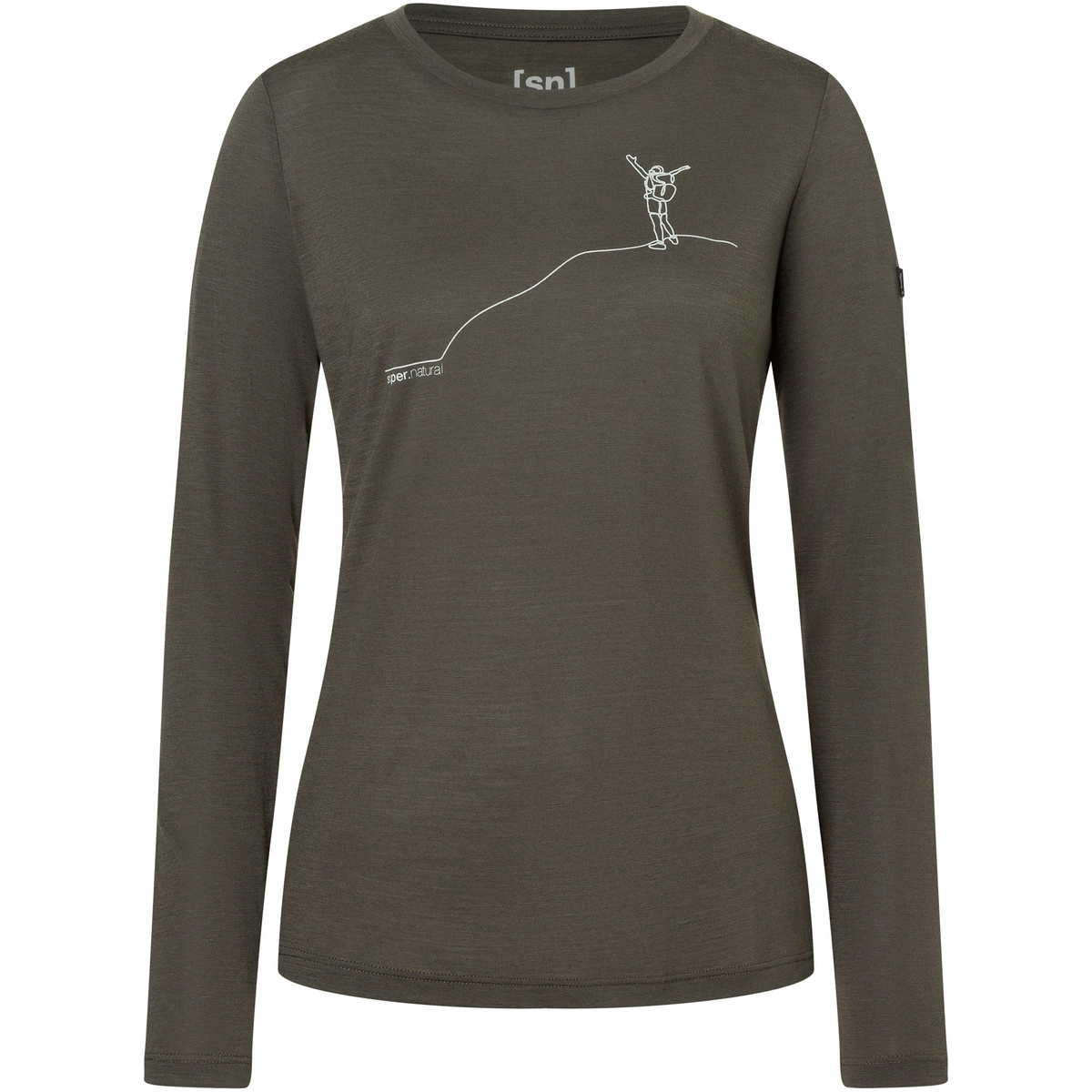 Super.Natural Damen Bergglück Longsleeve von Super.Natural