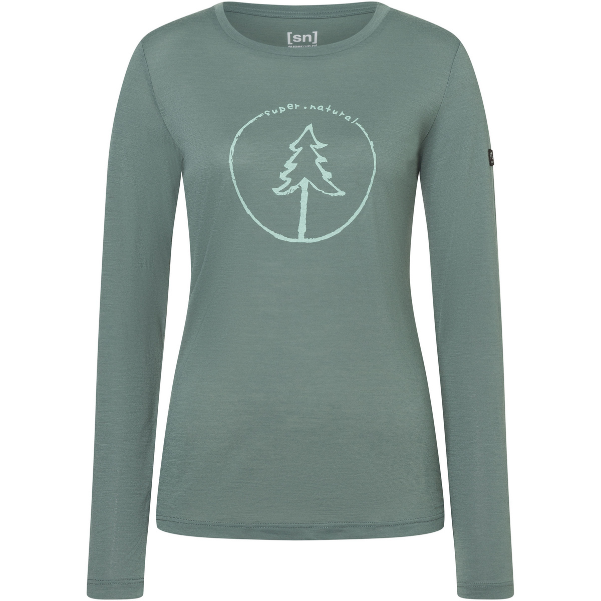 Super.Natural Damen Bubble Tree Longsleeve