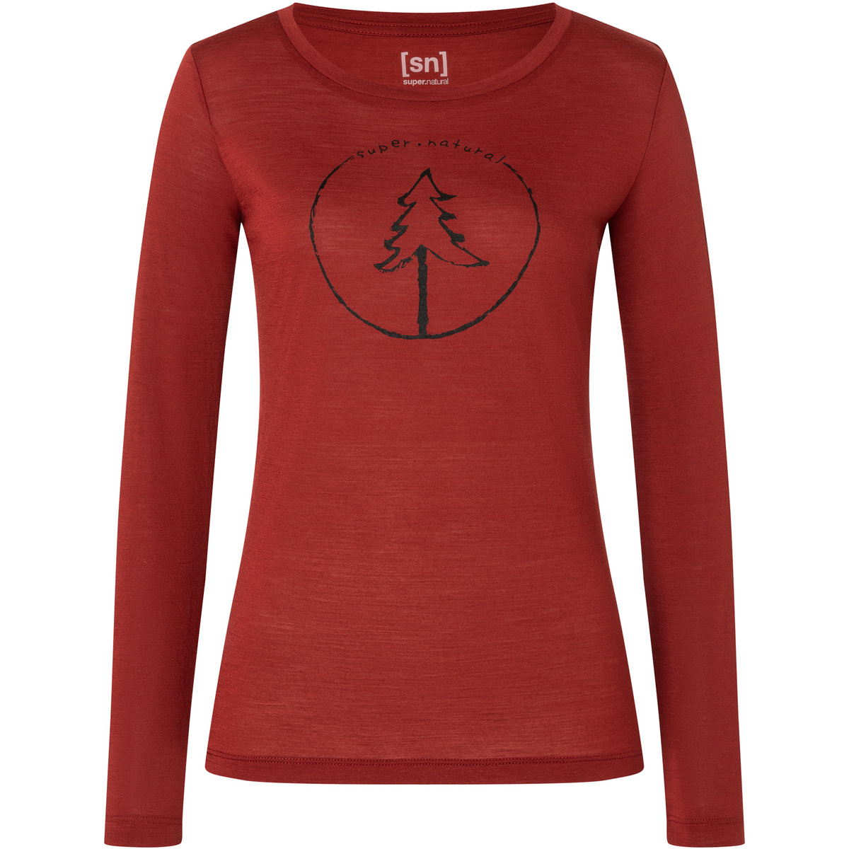 Super.Natural Damen Bubble Tree Longsleeve von Super.Natural