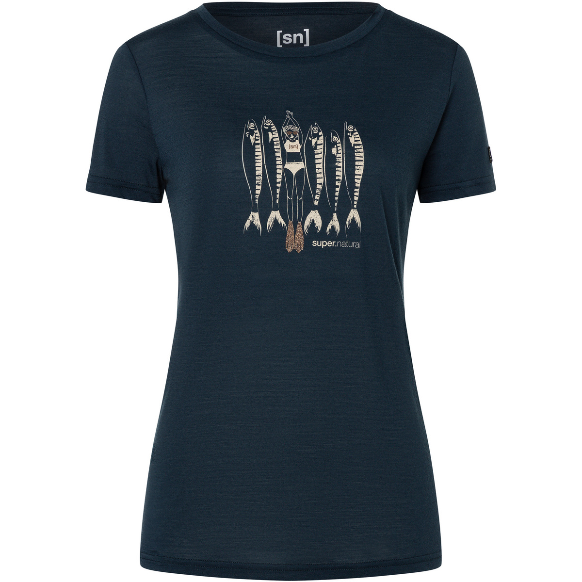 Super.Natural Damen Copper Sardine T-Shirt Super.Natural Damen Copper Sardine T-Shirt von Super.Natural