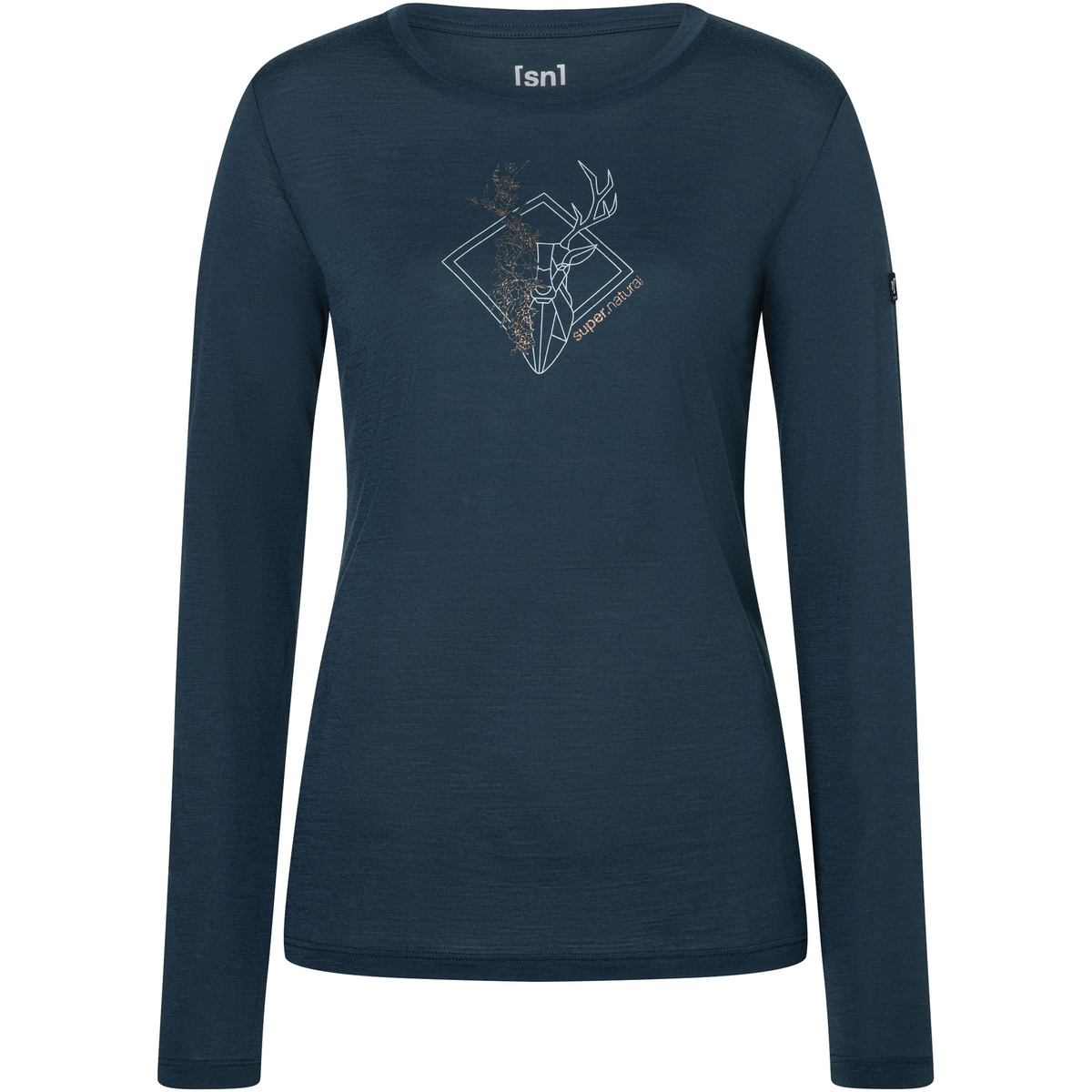 Super.Natural Damen Deer Art Longsleeve von Super.Natural