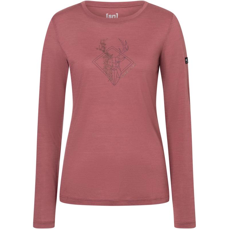 Super.Natural Damen Deer Art Longsleeve von Super.Natural