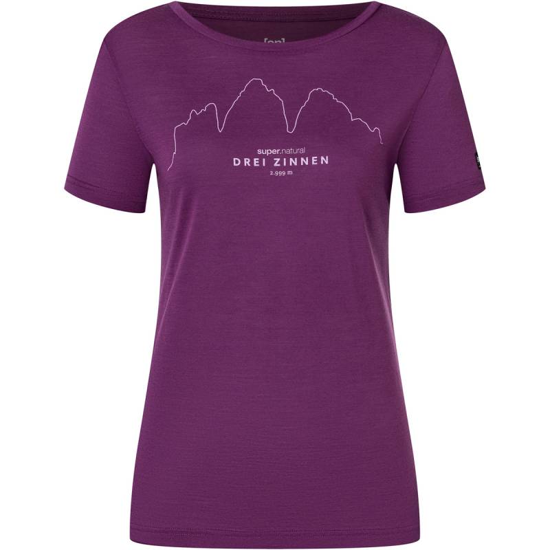 Super.Natural Damen Drei Zinnen T-Shirt von Super.Natural