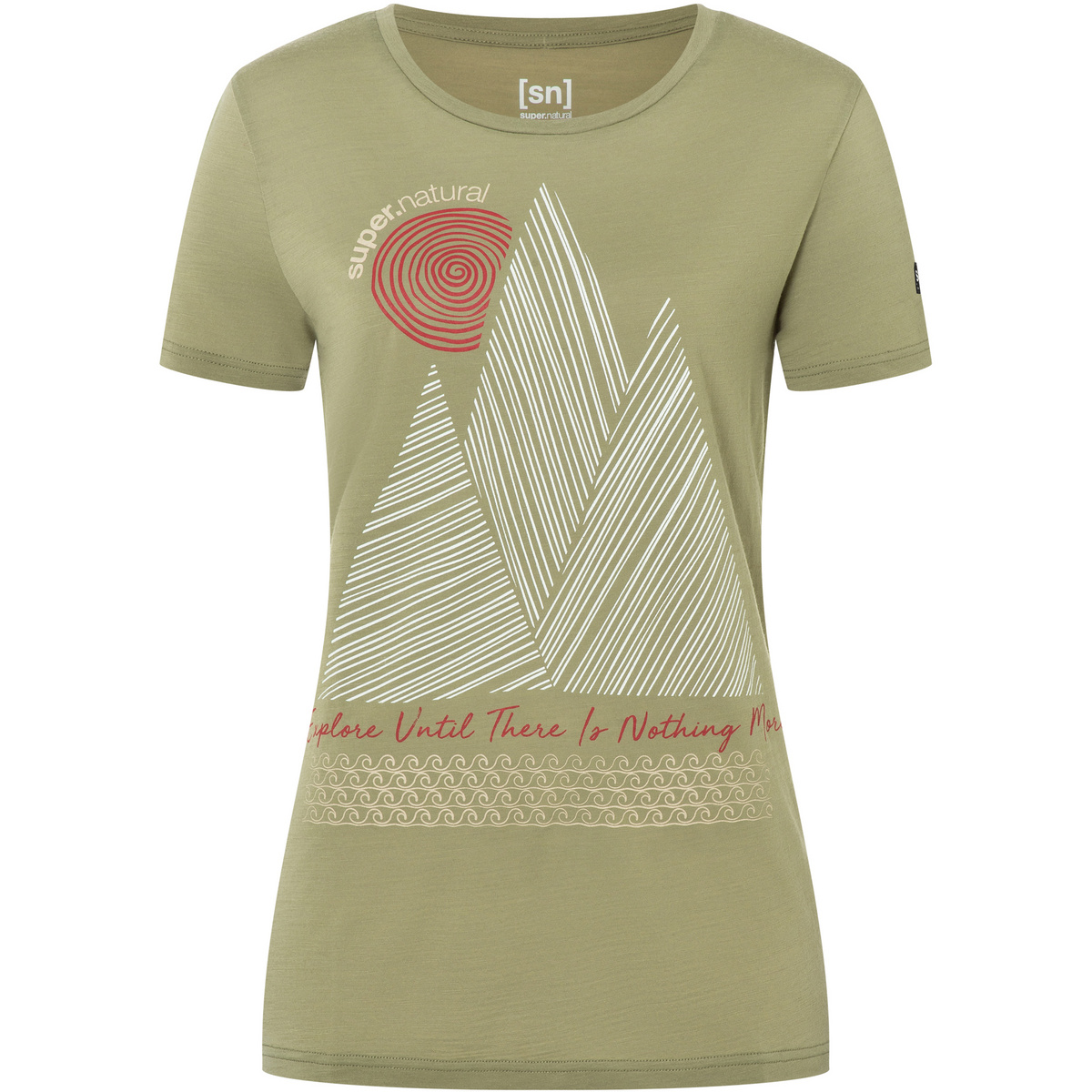 Super.Natural Damen Étretat Cliffs T-Shirt Super.Natural Damen Étretat Cliffs T-Shirt von Super.Natural