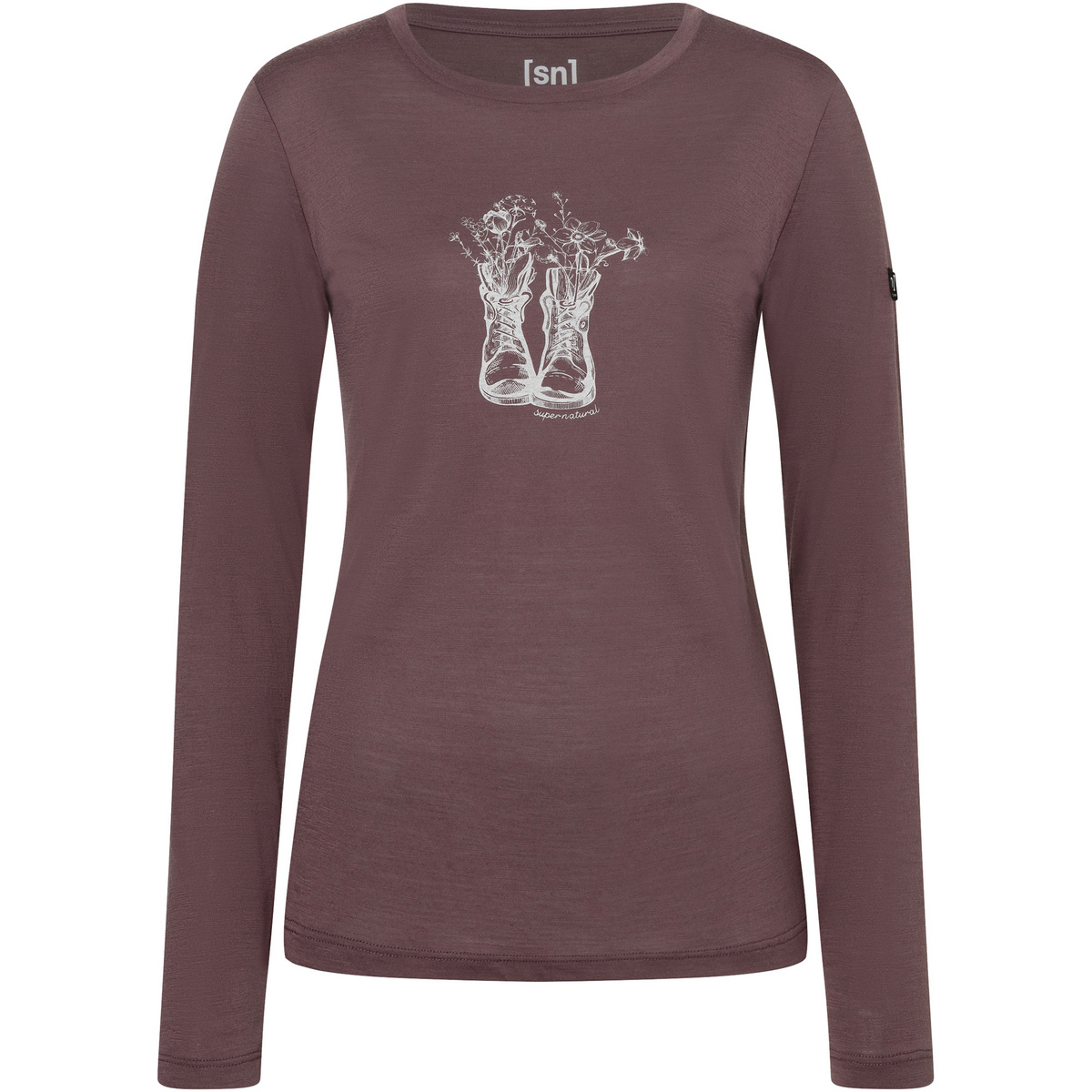 Super.Natural Damen Flower Boots Longsleeve Super.Natural Damen Flower Boots Longsleeve von Super.Natural