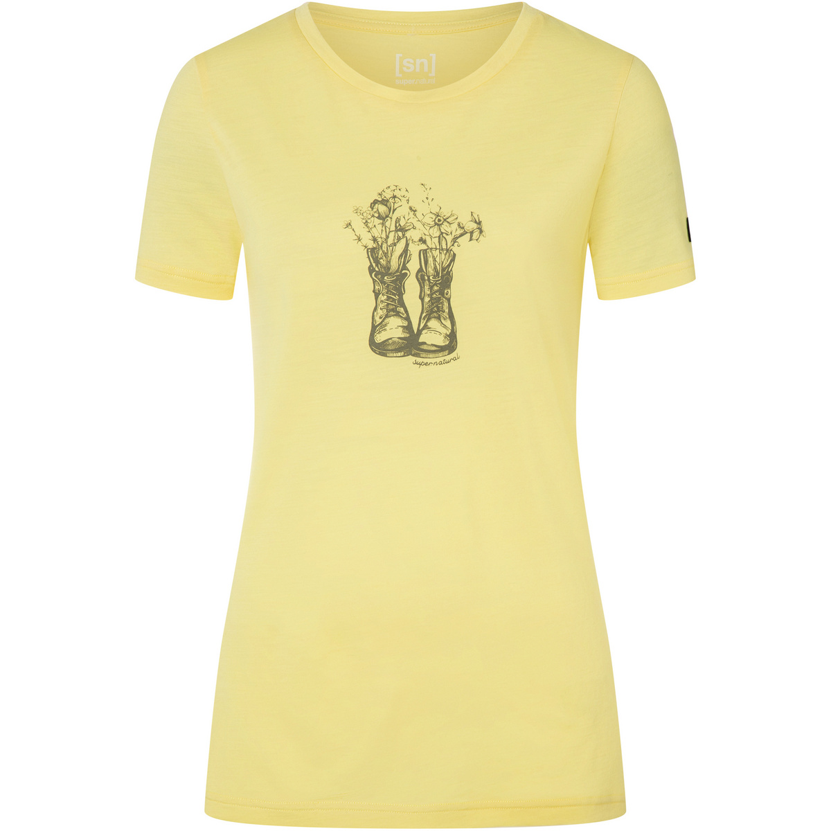 Super.Natural Damen Flower Boots T-Shirt von Super.Natural