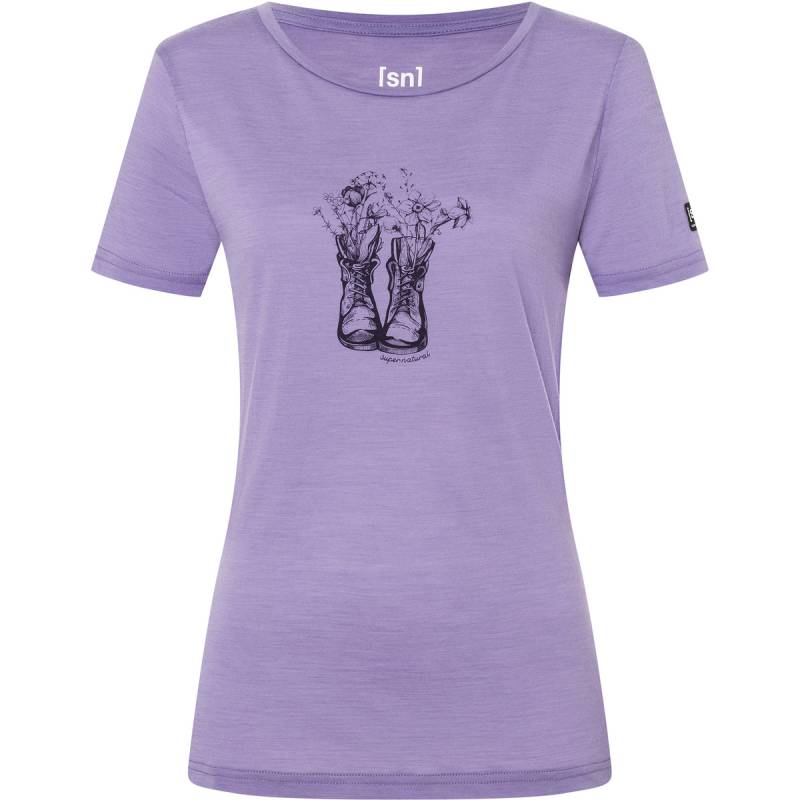 Super.Natural Damen Flower Boots T-Shirt von Super.Natural