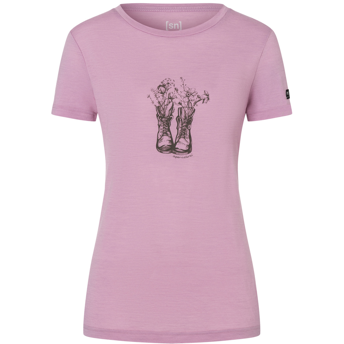 Super.Natural Damen Flower Boots T-Shirt von Super.Natural