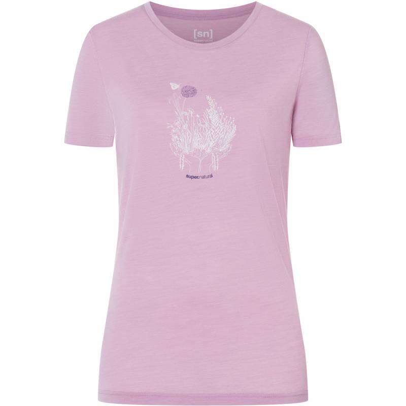 Super.Natural Damen Flowerhands T-Shirt von Super.Natural