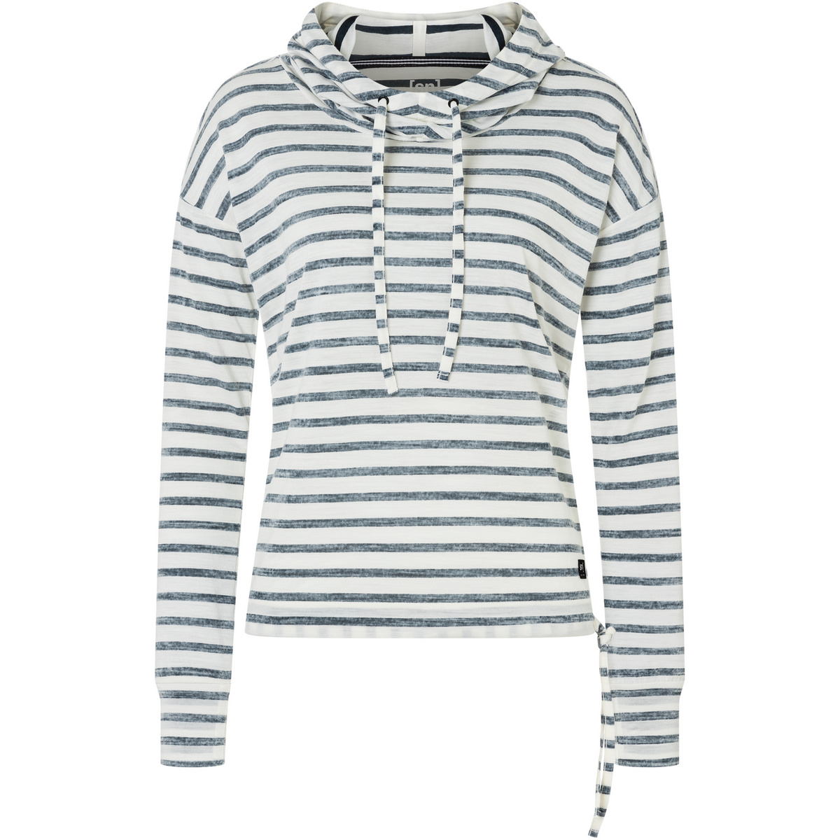 Super.Natural Damen Funnel Stripe Hoodie von Super.Natural