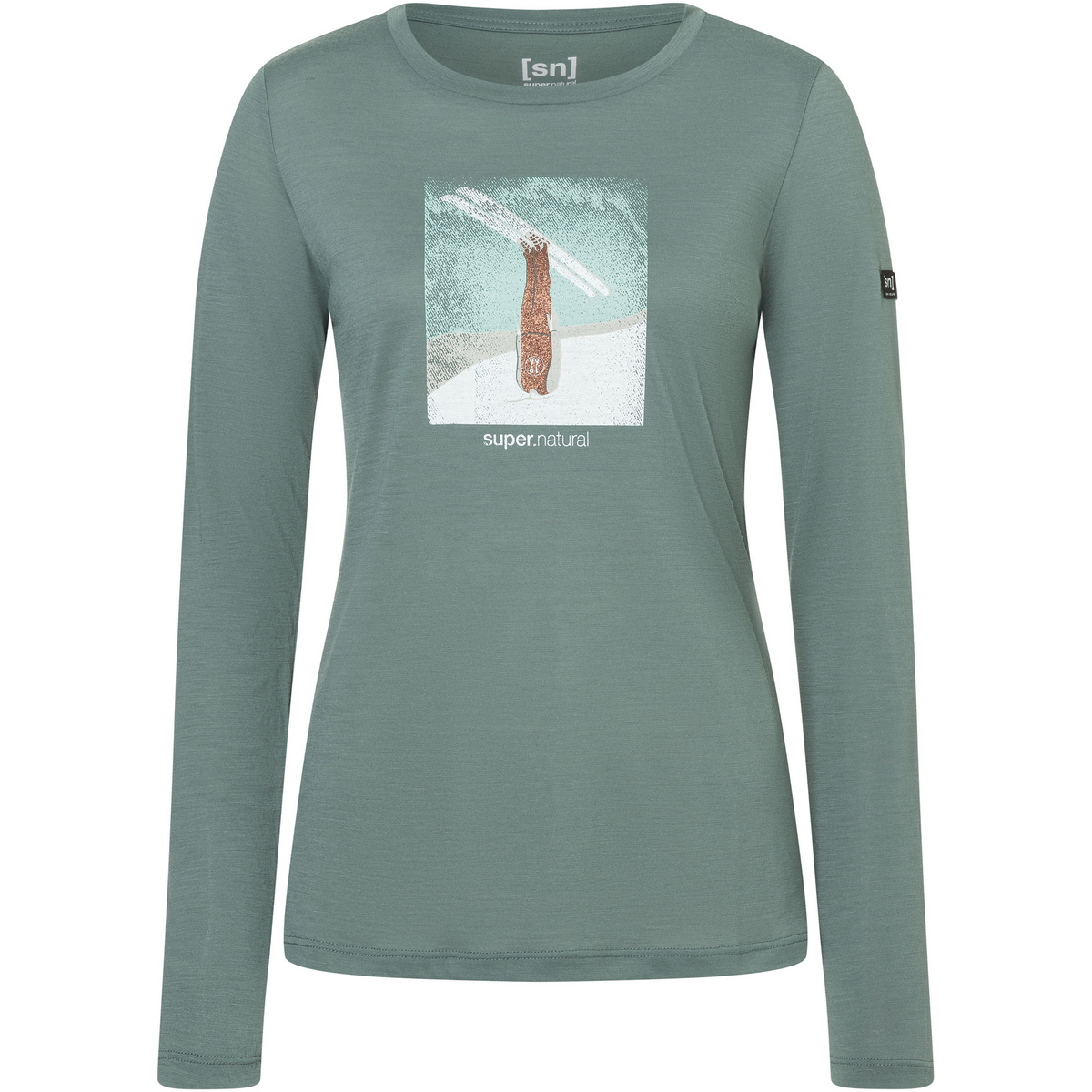 Super.Natural Damen Header Longsleeve von Super.Natural