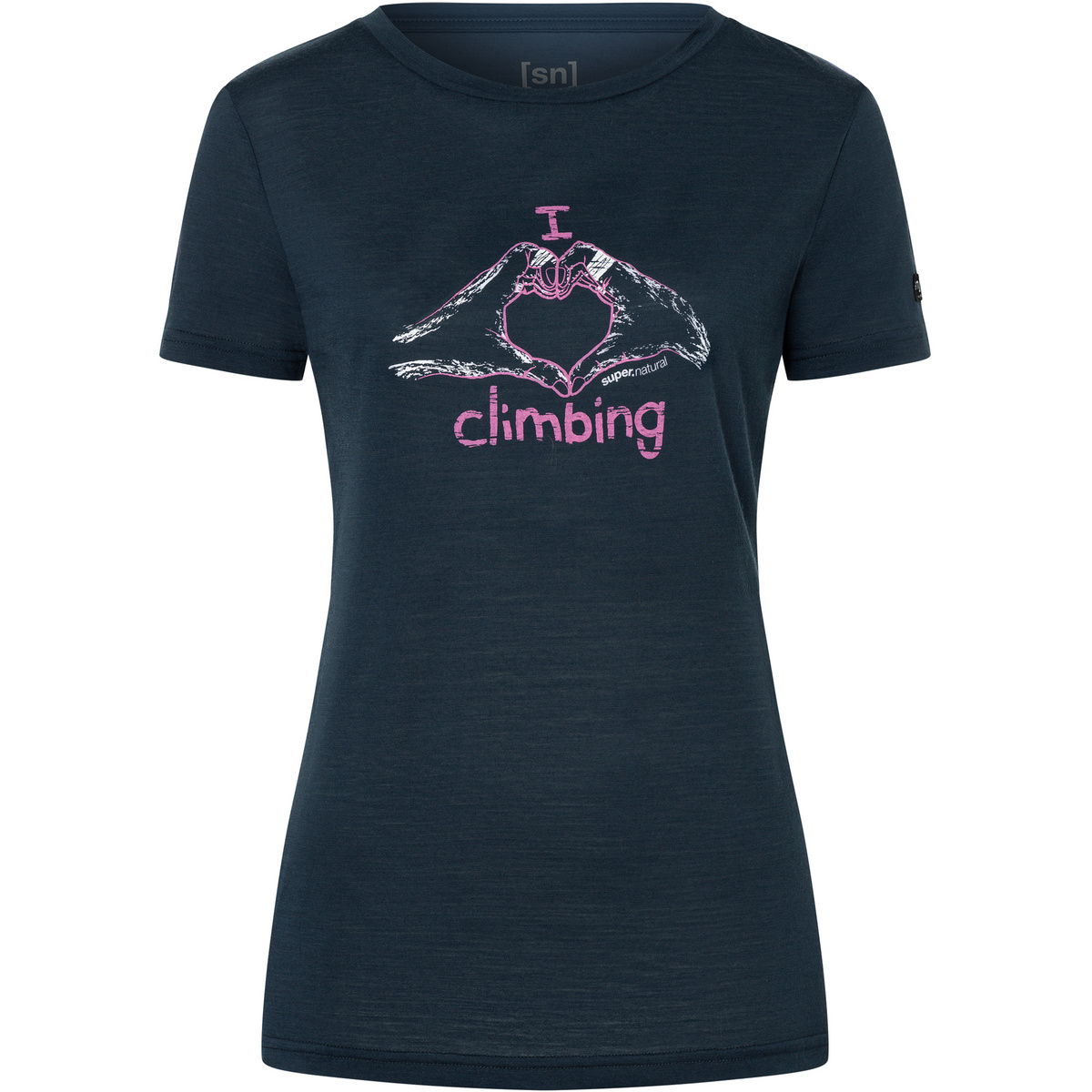 Super.Natural Damen I Love Climbing T-Shirt von Super.Natural