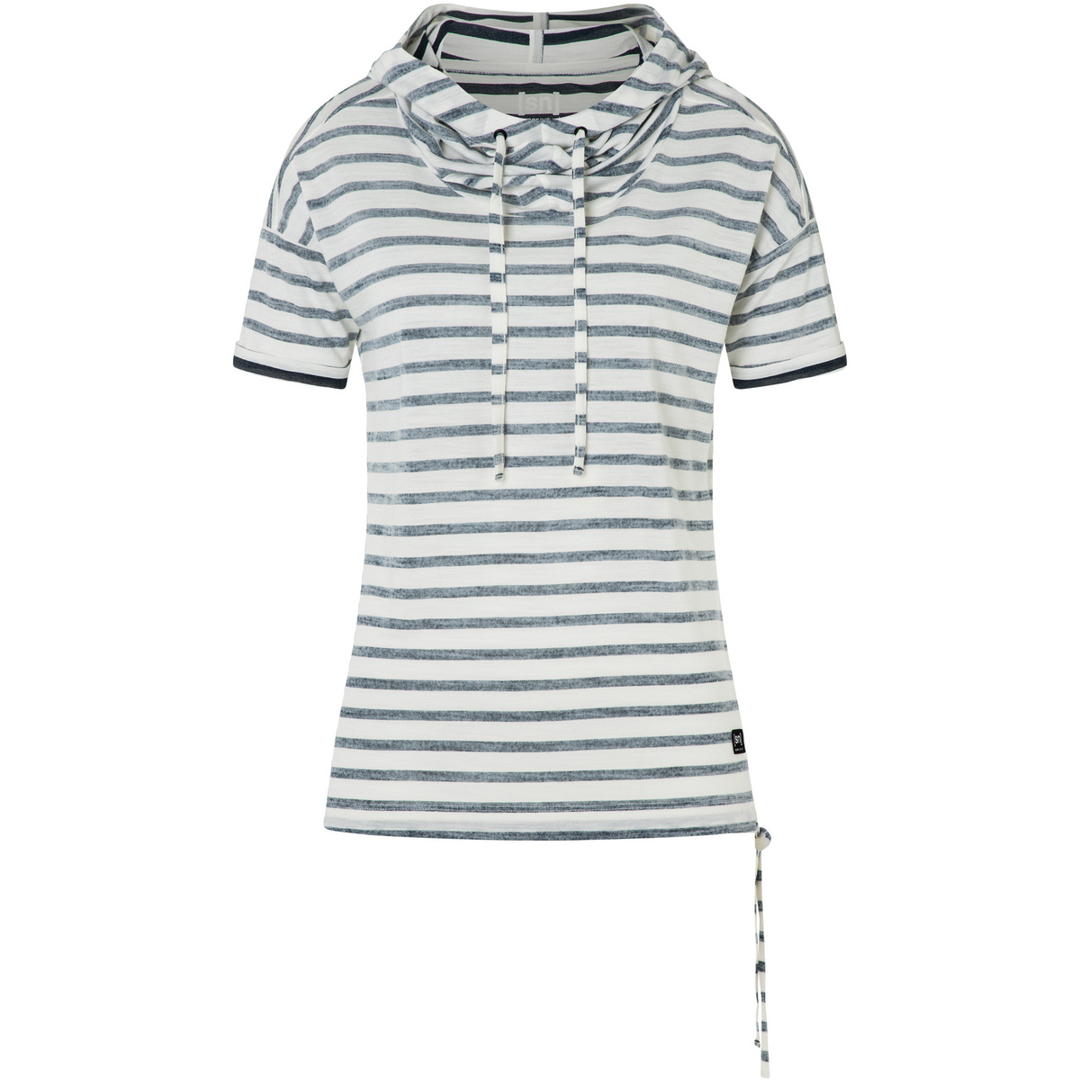Super.Natural Damen Justshort Stripe Hoodie Super.Natural Damen Justshort Stripe Hoodie von Super.Natural