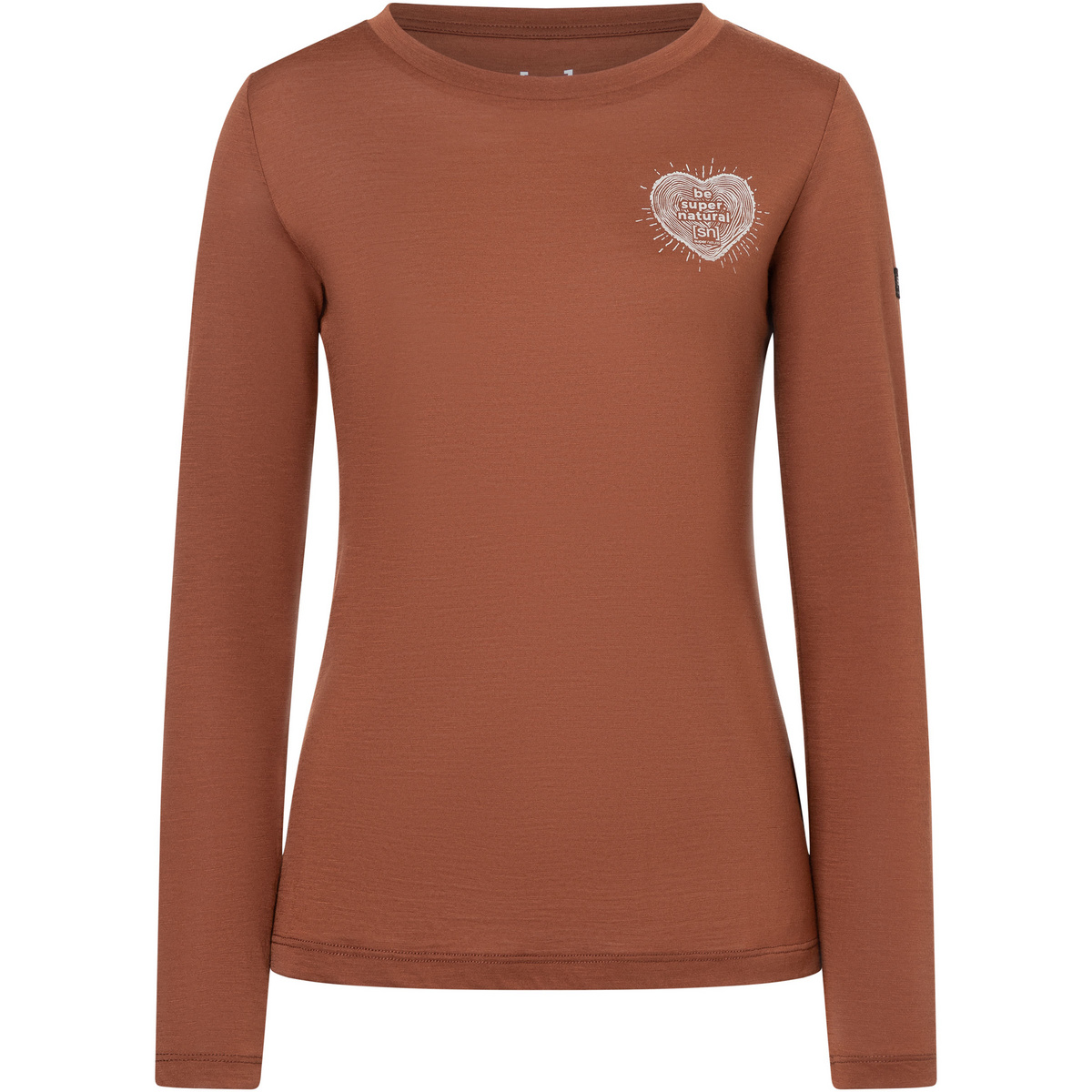 Super.Natural Damen Little Heartwood Longsleeve von Super.Natural