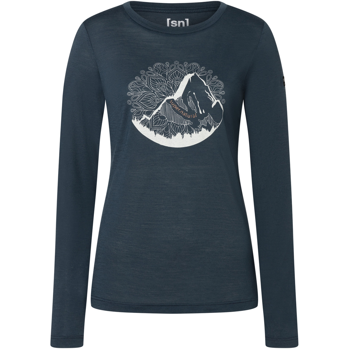 Super.Natural Damen Mountain Mandala Tree Longsleeve Super.Natural Damen Mountain Mandala Tree Longsleeve von Super.Natural