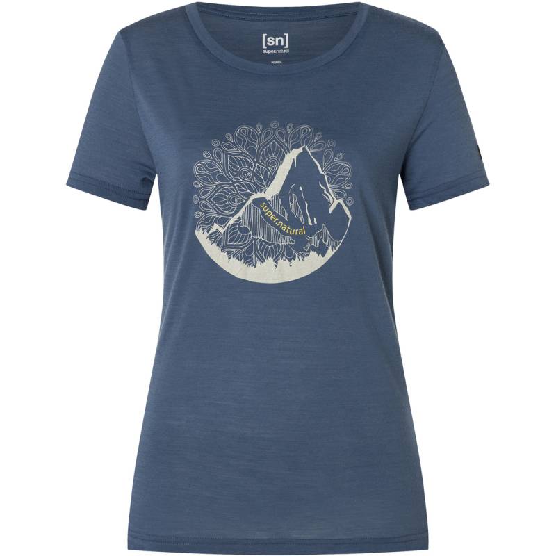 Super.Natural Damen Mountain Mandala Tree T-Shirt von Super.Natural