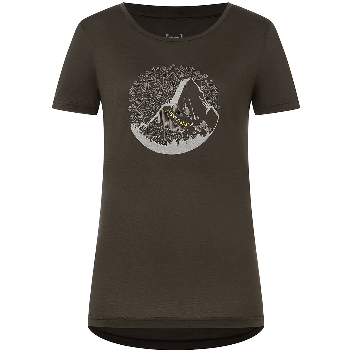 Super.Natural Damen Mountain Mandala Tree T-Shirt von Super.Natural